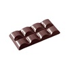 Moule à chocolat tablette 2x4 arrondie